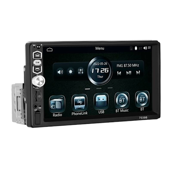 Skærm samochodowy 7.0" Podofo A3061 Carplay&Android Auto, Bluetooth 5.1