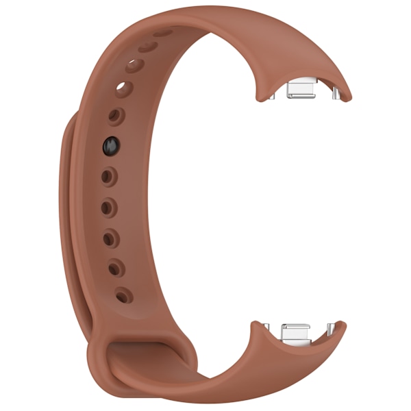 Tyylikäs TPU-ranneke Xiaomi Band 8/9:lle (metallipää) Ruskea