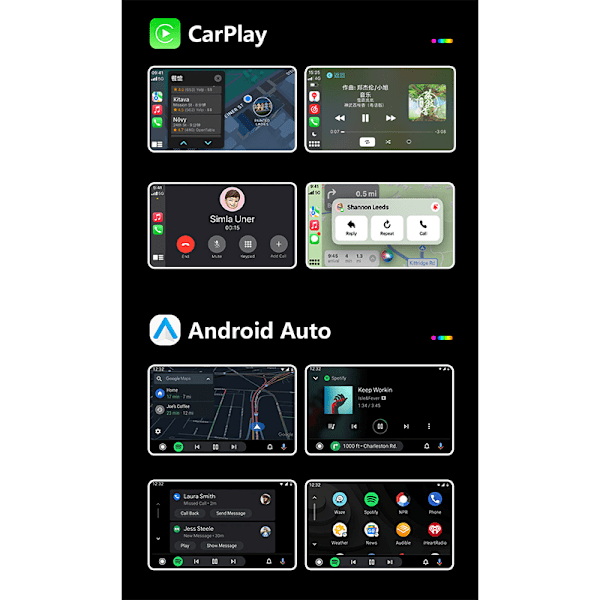 Trådløs CarPlay-adapter: USB Plug & Play Smart Box