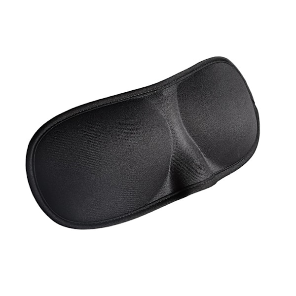 3D Contoured Sleep Mask til Side Sleepers Sort