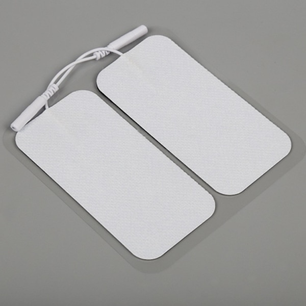 INF 10 kpl TENS/EMS-elektrodityynyjä - Hierontainstrumenttien elektrodit Valkoinen 5 x 9 x 0.5 cm