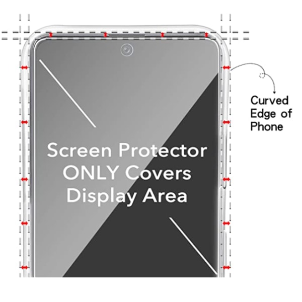Skærmbeskytter Samsung Galaxy A91 Hærdet glas 2-pak