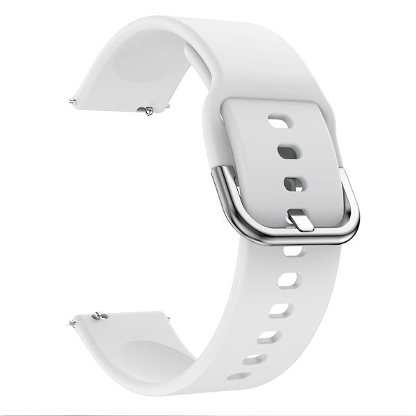 20 mm silikone armbånd til Garmin/Vivomore Hvid