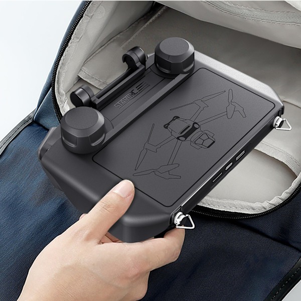 2 i 1 solskydd för DJI Mavic 3/Air 2S RC Pro fjärrkontroll Svart