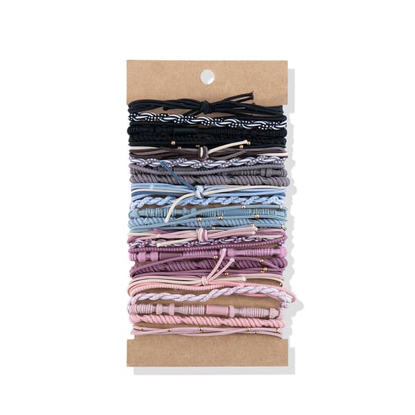 Boho-tyyppiset letitetyt hiuslenkit - 24 kpl Monivärinen 3