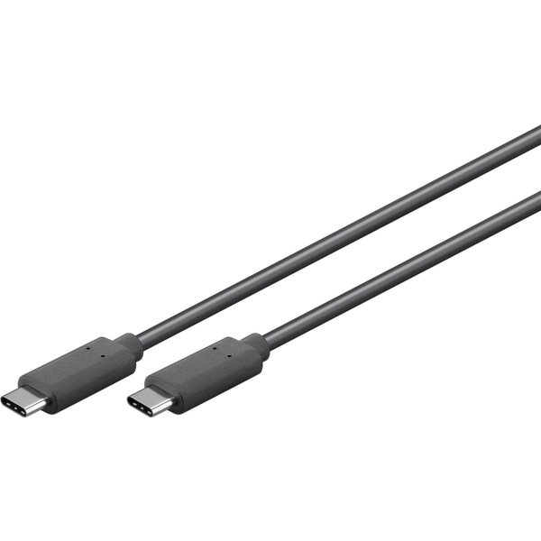 USB-C™-kabel USB 3.2 Gen 2x2, USB-PD, 5A, 1 m, svart