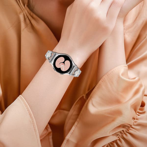 Klockarmband för Samsung Galaxy Watch 4/5/6 Silver Silver