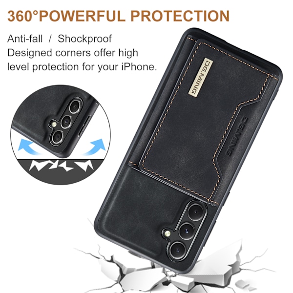 Magneettinen lompakkokotelo Samsungille Samsung Galaxy A35 5G