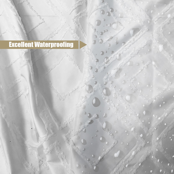 Duschdraperi vattentät badrum duschdraperi White M White M
