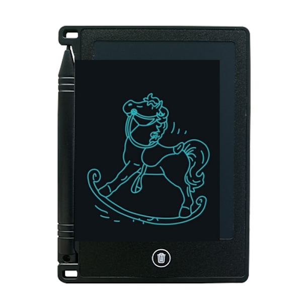 4,4" LCD-digitaalinen piirustustabletti kynällä Musta