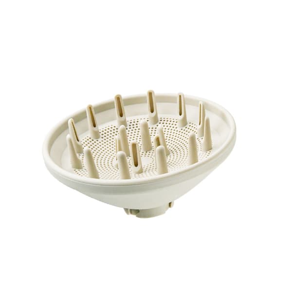 Beige Diffuser Fäste Kompatibelt med Shark Locktång för Förbättrade Lockar