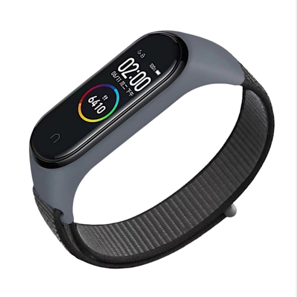 Klockarmband i Nylon för Xiaomi Band 8/9 Grå