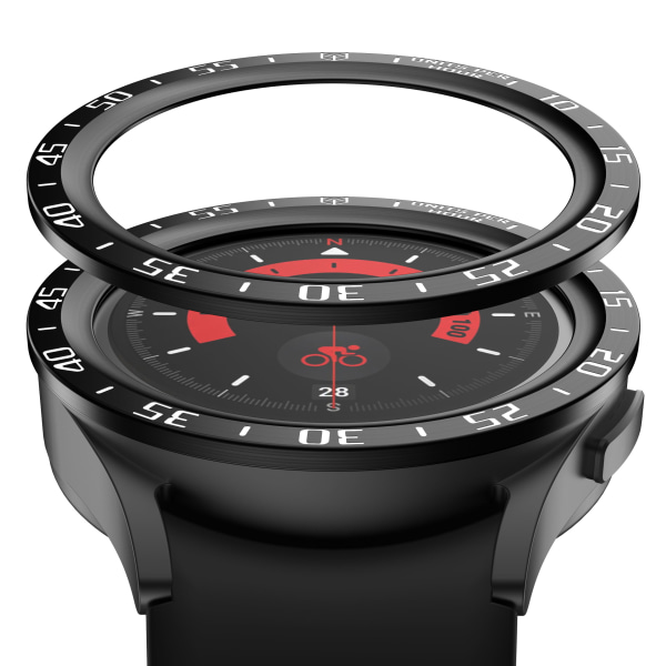 Klockramsinsats i rostfritt stål Samsung Galaxy Watch 5 Pro Svart + Vit