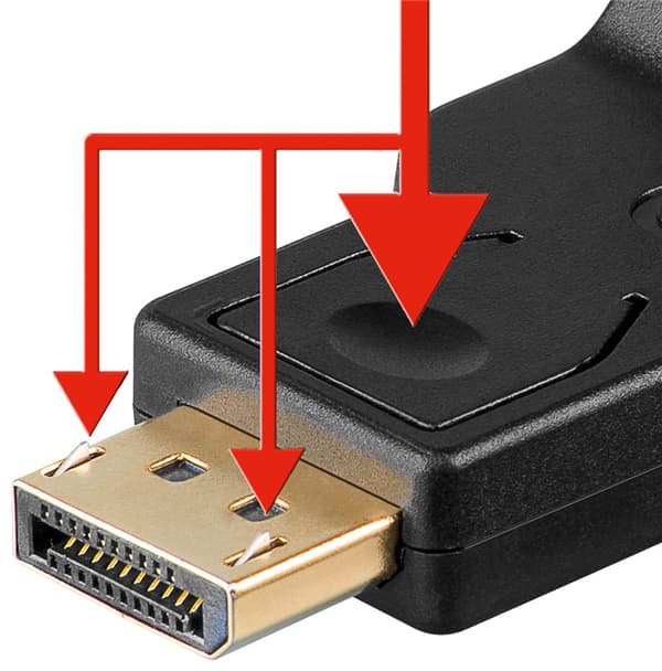DisplayPort–VGA-sovitin 1.1, 0,15 m