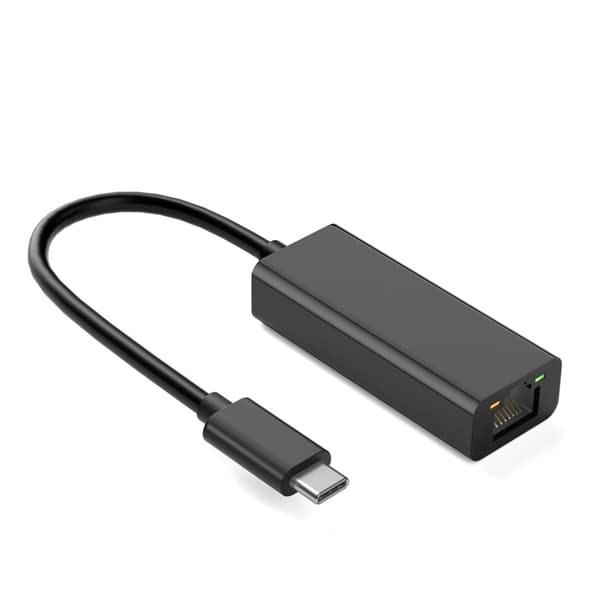 Nätverksadapter USB-C Gigabit Ethernet Black Black
