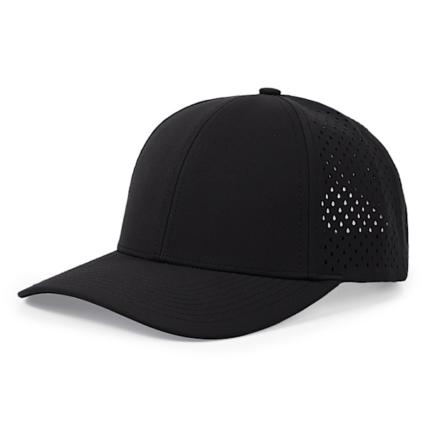 Baseballkasket med seks paneler Sort