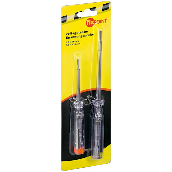 Spänningsprovare, set med 2 st., 140 mm och 190 mm