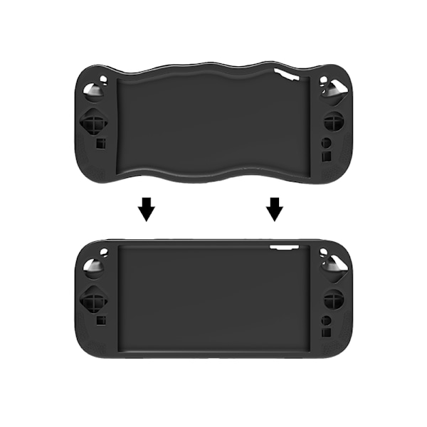 Beskyttende silikoneetui med stativ til Switch 2-konsol