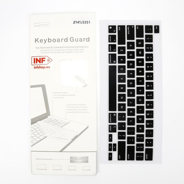 Kompatibel med silikon tangentbordskydd för MacBook Pro 16/13"