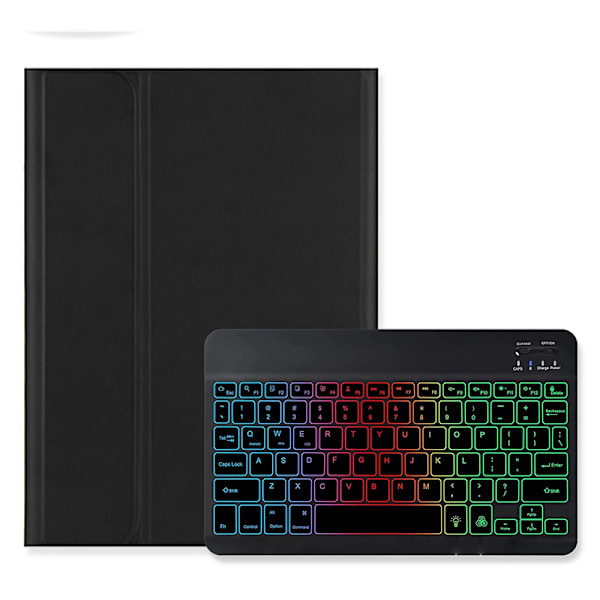 Svart Bluetooth-tangentbordsfodral för Lenovo M10 Plus 10,3-tum