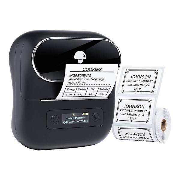 Phomemo M220 bærbar etiketprinter (sort)