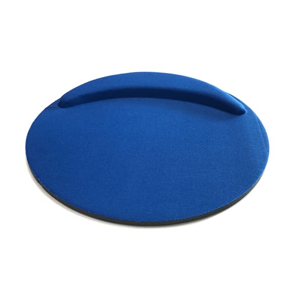 Ergonomisk Rund Musmatta med Handledsstöd Blue Blue