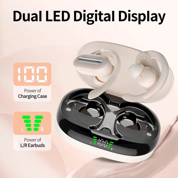 Bluetooth-kuulokkeet SP36 - Langaton urheilumalli Beige Beige
