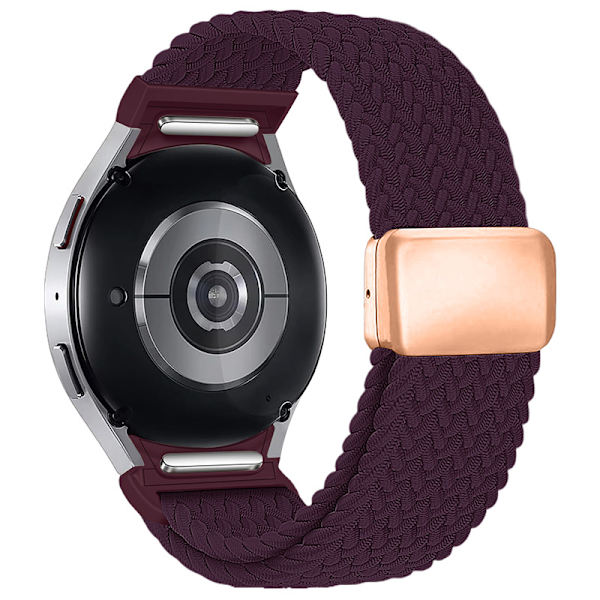 Nailonranneke Samsung Galaxy Watch 7 -laitteelle - Pikakiinnitys Cerise