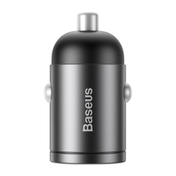 Baseus Tiny Star Mini Quick Charge Billaddare USB Port 30W Grå Grå