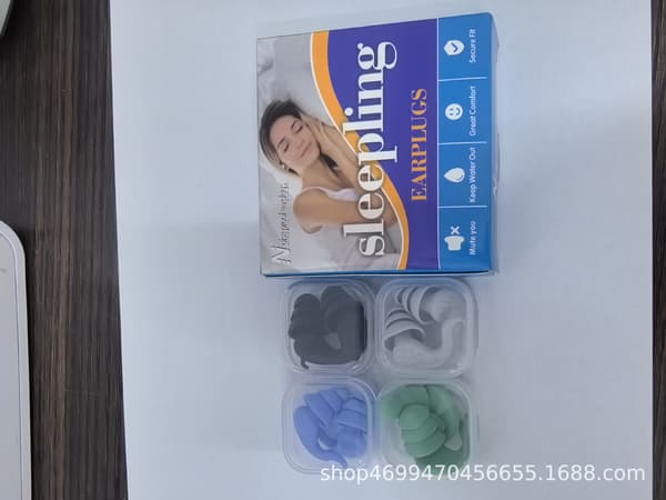 Professionelle silikone ørepropper med støjreduktion - 4 par Multicolor1 Multicolor1