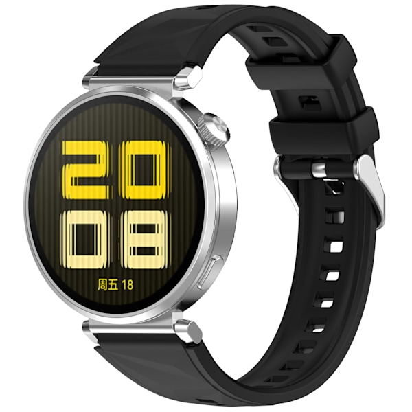 Sort silikone urrem til Huawei Watch GT5 41MM Sort