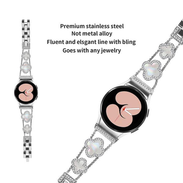 Urrem til Samsung Galaxy Watch 4/5/6 Silver Silver