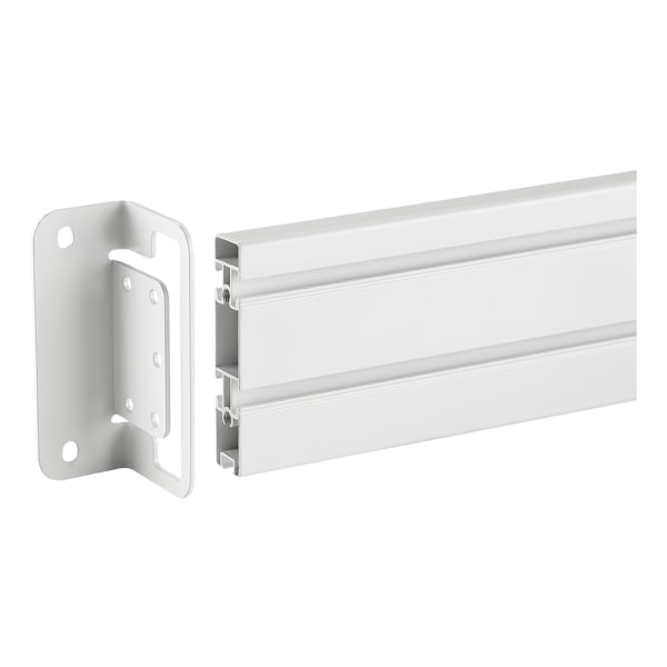 OFFICE wall mounting plate  slatwall panel (DELO0151) white