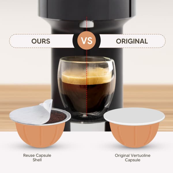 Refillbart kit för påfyllning av kaffekapslar kompatibelt med Nescafe Dolce Gusto G3 PP multifärg 230ml/150ml/80ml 150ml 150ml