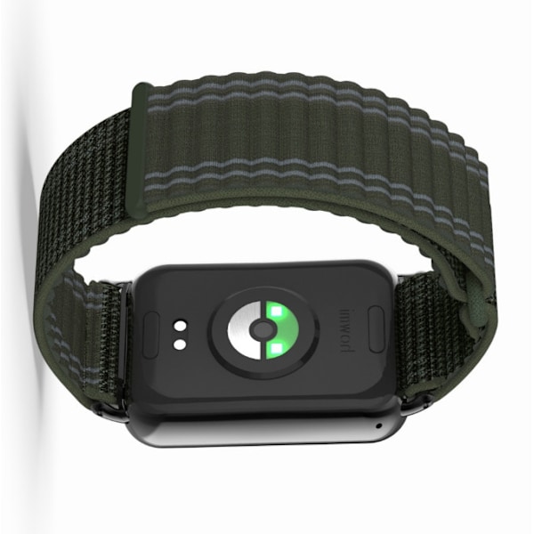 Nylon flätat klockarmband för Xiaomi Mi Band 9/8 Pro Grön