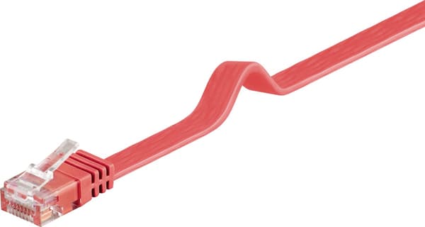 CAT 6 -lattakaapeli, U/UTP, punainen