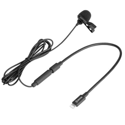 BOYA Mikrofoni Lavalier BY-M2 Lightning 6m