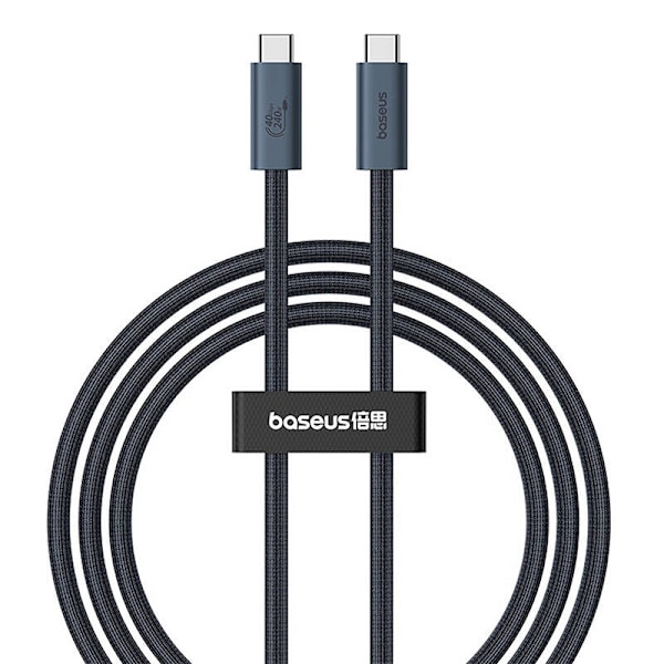 Hurtig opladning USB-C Baseus Flash 240W 1m (sort)