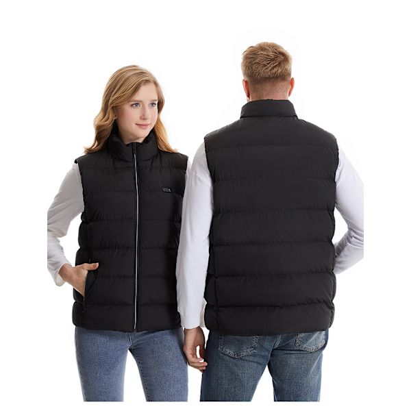 Värmeväst med 9 värmezoner Svart 4XL