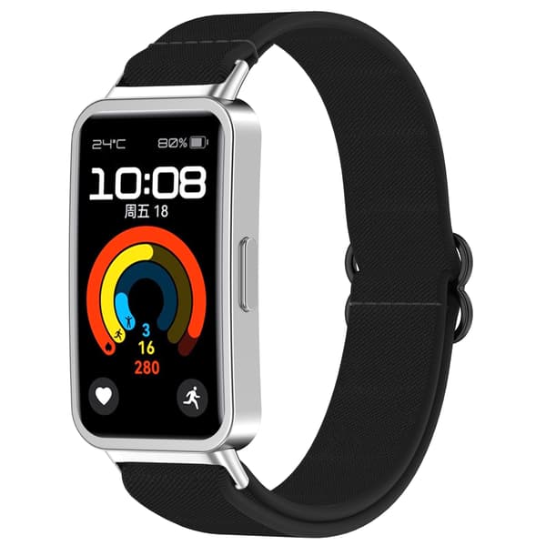 Elastisk urrem i nylon til Huawei Band 10 9 8