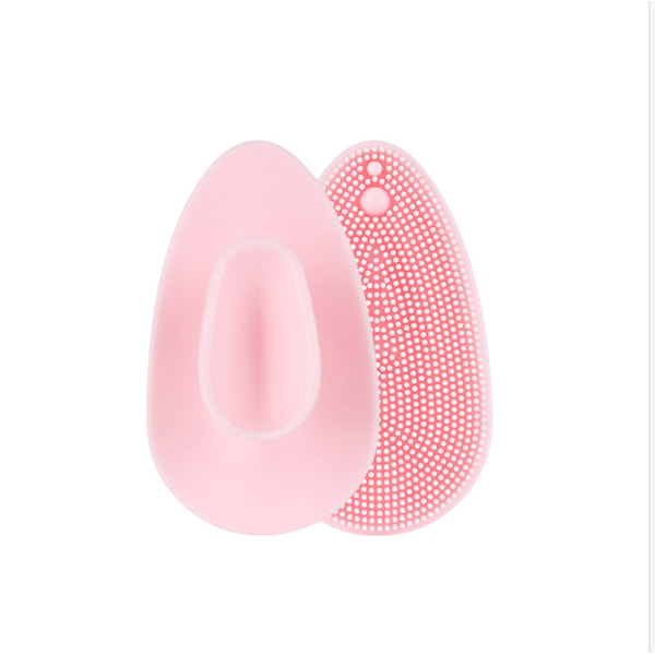 2-pack silikon ansiktsrengöringsborste Rosa