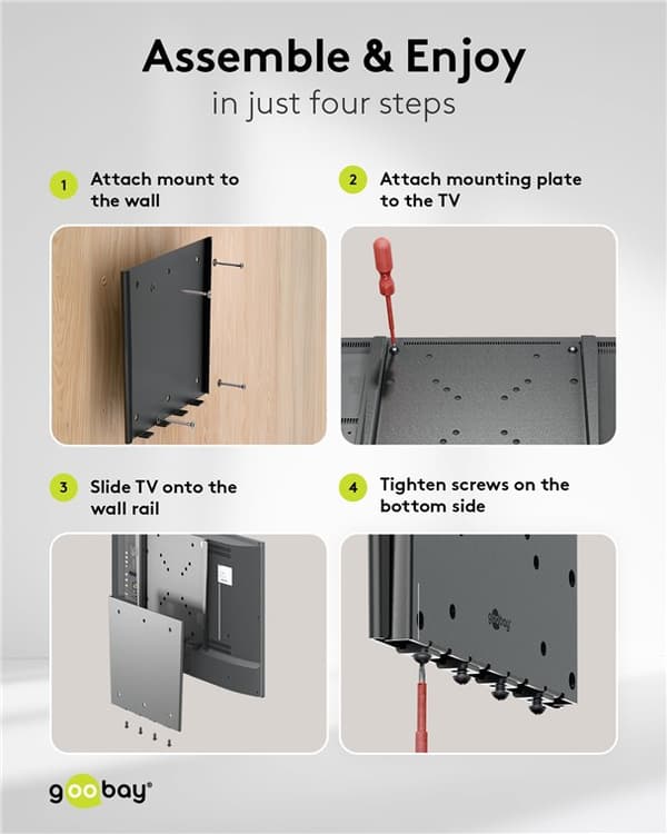 TV-vægbeslag Caravan FIXED (S)