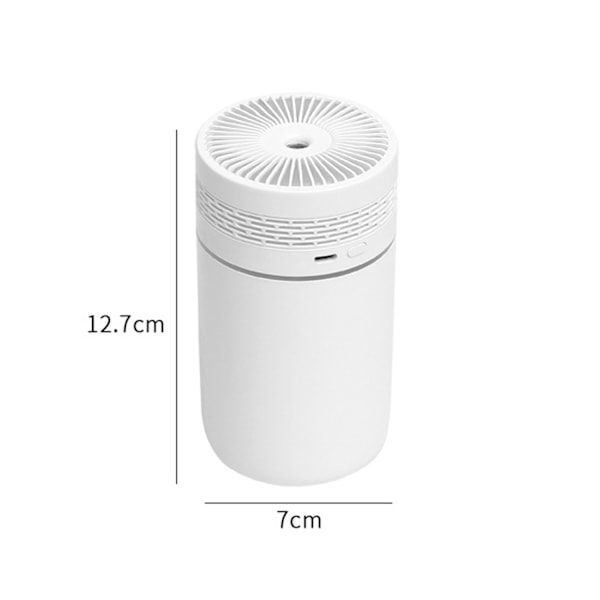 INF Tystgående mini-luftfuktare 250 ml Vit