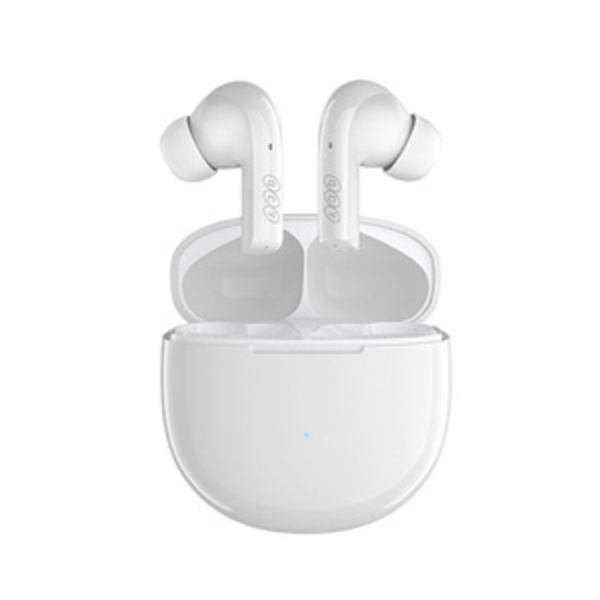 Hörlurar TWS QCY T18 (vita)