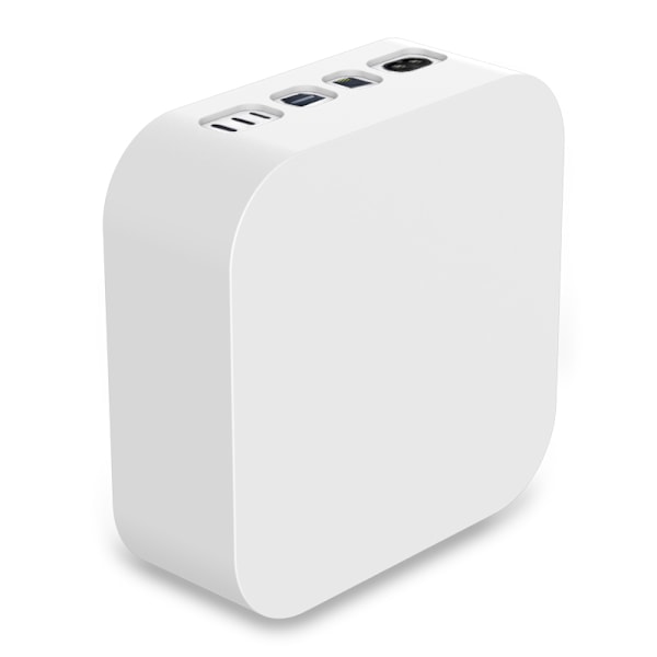 Elegant silikoneetui til Mac Mini M4/Pro White White