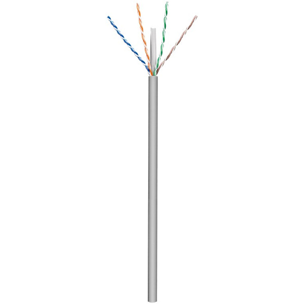 CAT 6 netværkskabel, U/UTP, grå