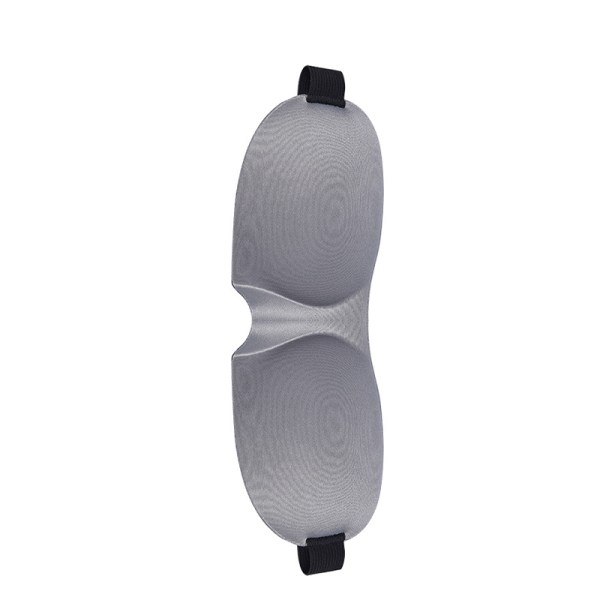3D Sleep Eye Eye Mask matkoille ja kotiin Harmaa