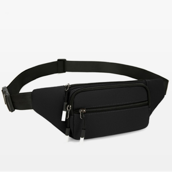 Naisten muodikas crossbody-vyölaukku Musta