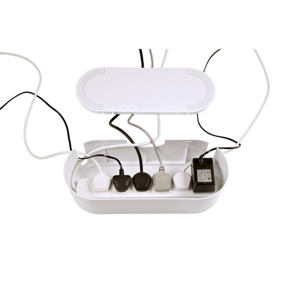 D-LINE Kabelbox Stor Vit