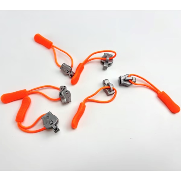 Fix a Zipper (6-Pack) - Universal dragkedja reparationssats Silver